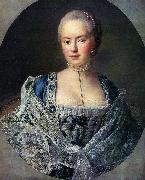 Francois-Hubert Drouais Portrait of Countess Darya Petrovna Saltykova oil painting